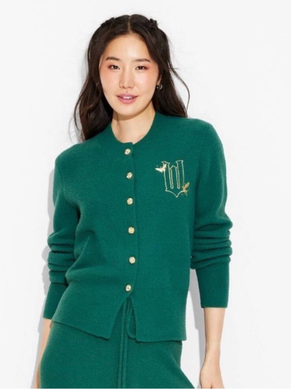 Wicked Graphic Cardigan Paul Tazewell x Target Green Size XXS